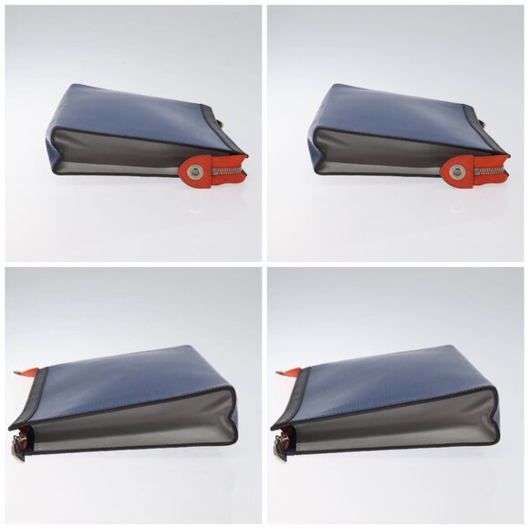 LOUIS VUITTON Epi Pochette Voyager MM Pouch Blue M62912 LV Auth 127163 - Picture 16 of 16